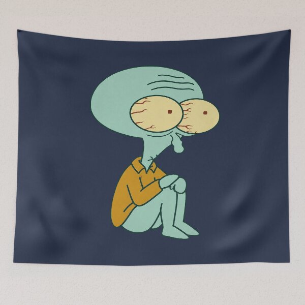 Item preview, Squidward Cartoon Art designed and sold by Franz101Dianne.