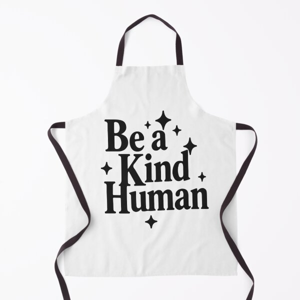 Item preview, Be a Kind Human Black Retro Typography Quote designed and sold by FemmePod.