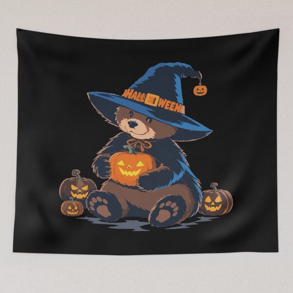 Item preview, Halloween Bear Witch designed and sold by Ethelmetz.