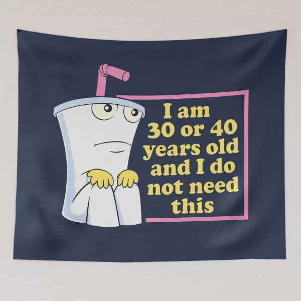 Item preview, Aqua Teen Humor Quote designed and sold by Franz101Dianne.