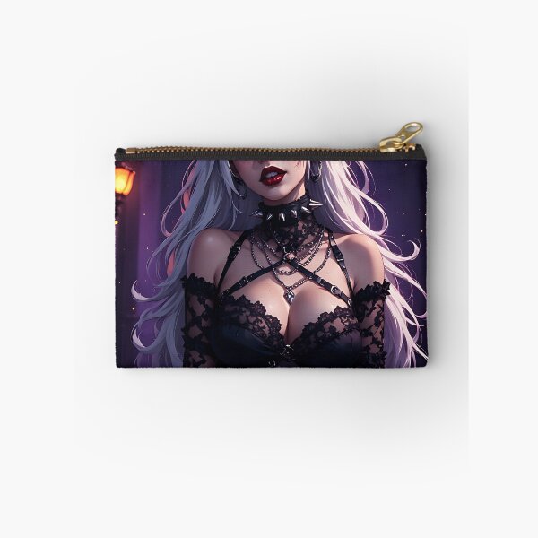 Item preview, Hot Halloween Anime Babe Goth Mommy Waifu Woman designed and sold by Your New Fixation.