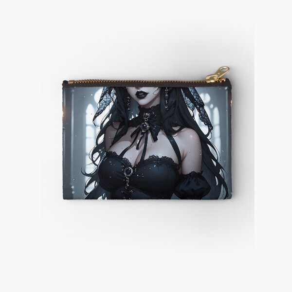 Item preview, Hot Halloween Anime Babe Goth Mommy Waifu Woman designed and sold by Your New Fixation.