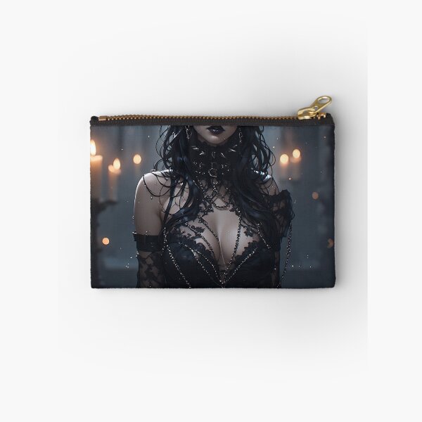Item preview, Hot Halloween Anime Babe Goth Mommy Waifu Woman designed and sold by Your New Fixation.