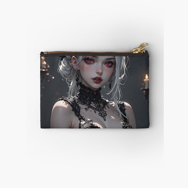 Item preview, Hot Halloween Anime Babe Goth Mommy Waifu Woman designed and sold by Your New Fixation.