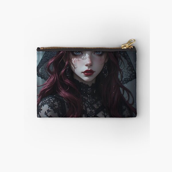 Item preview, Hot Halloween Anime Babe Goth Mommy Waifu Woman designed and sold by Your New Fixation.
