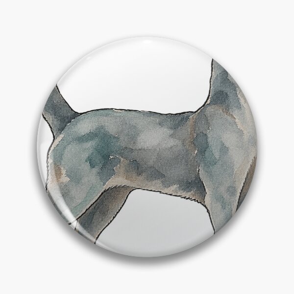 Item preview, Elegant Russian Blue Cat Standing in Side Profile designed and sold by Jessie's Palette.