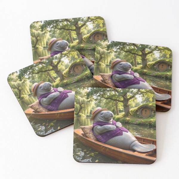 Item preview, Manatee Visits the River Bank designed and sold by Tridentulus.