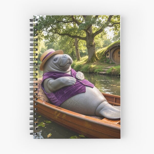 Item preview, Manatee Visits the River Bank designed and sold by Tridentulus.