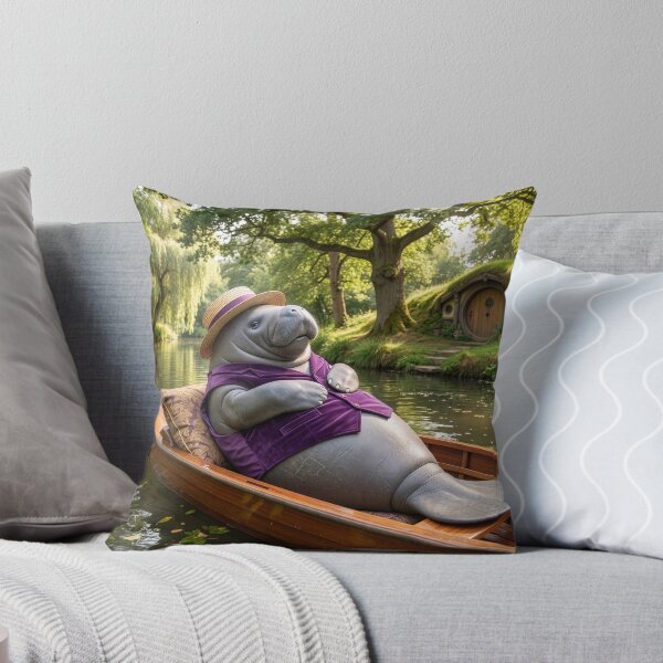 Item preview, Manatee Visits the River Bank designed and sold by Tridentulus.