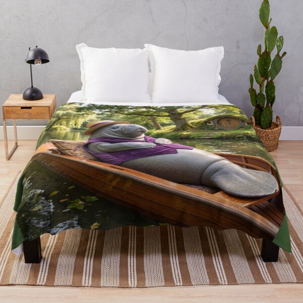 Item preview, Manatee Visits the River Bank designed and sold by Tridentulus.