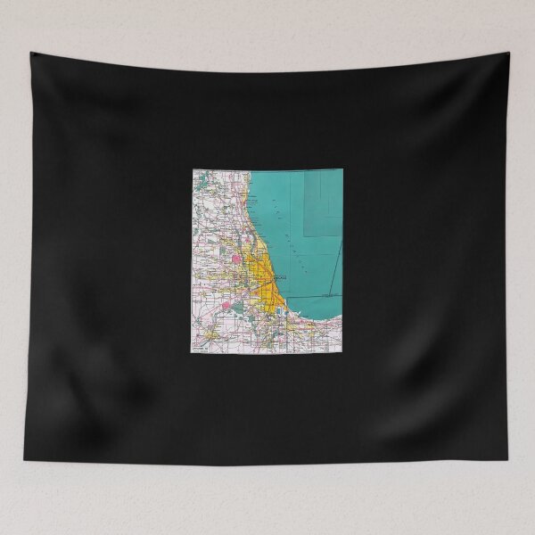 Item preview, Chicago-Map designed and sold by anna0nma.