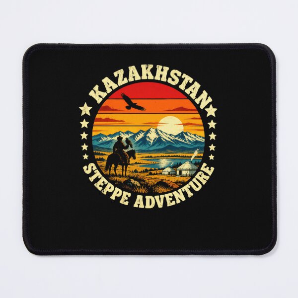 Item preview, Kazakhstan Steppe Adventure Falconry Travel Explorer Nomad designed and sold by HumansStuck12.