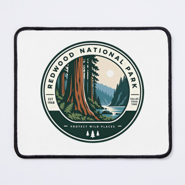 Item preview, Redwood National Park Est 1968 Taller Than Time Protect Wild Places National Parks Conservation Nature Lover designed and sold by NightGlyph.