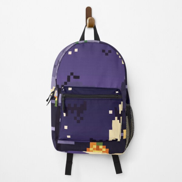 Item preview, Ruined Tower Pixel Art – Bats and a Giant Full Moon designed and sold by pixelbypixelart.