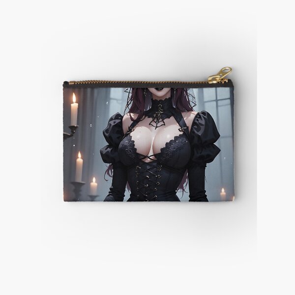 Item preview, Hot Halloween Anime Babe Goth Mommy Waifu Woman designed and sold by Your New Fixation.