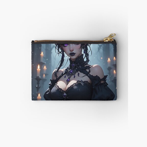 Item preview, Hot Halloween Anime Babe Goth Mommy Waifu Woman designed and sold by Your New Fixation.