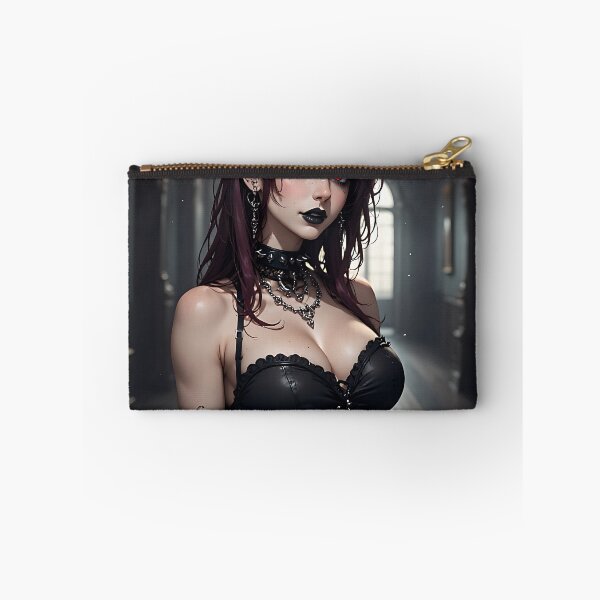Item preview, Hot Halloween Anime Babe Goth Mommy Waifu Woman designed and sold by Your New Fixation.