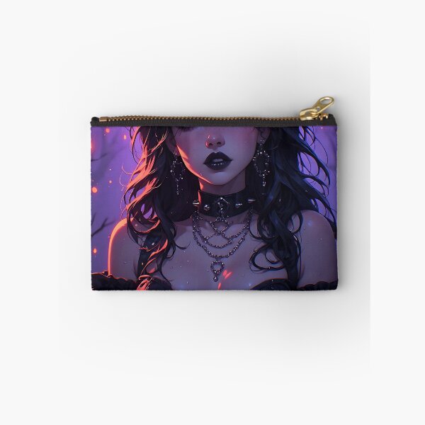 Item preview, Hot Halloween Anime Babe Goth Mommy Waifu Woman designed and sold by Your New Fixation.