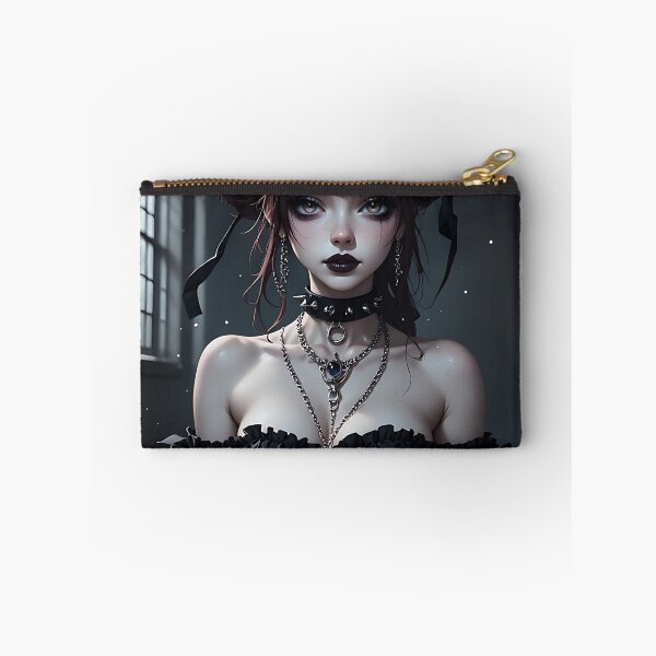 Item preview, Hot Halloween Anime Babe Goth Mommy Waifu Woman designed and sold by Your New Fixation.