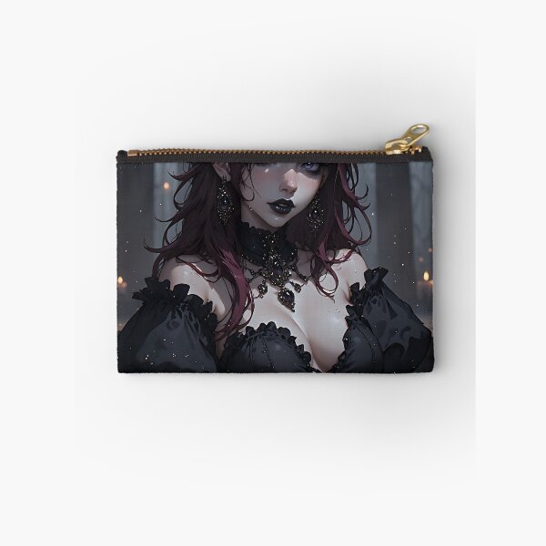 Item preview, Hot Halloween Anime Babe Goth Mommy Waifu Woman designed and sold by Your New Fixation.