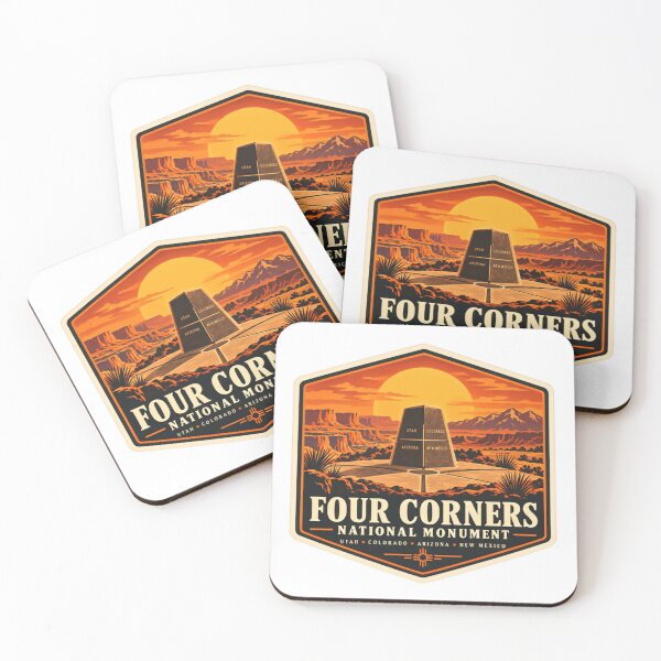Item preview, Four Corners National Monument Utah Colorado Arizona New Mexico Travel Landmark designed and sold by NeedForParks.