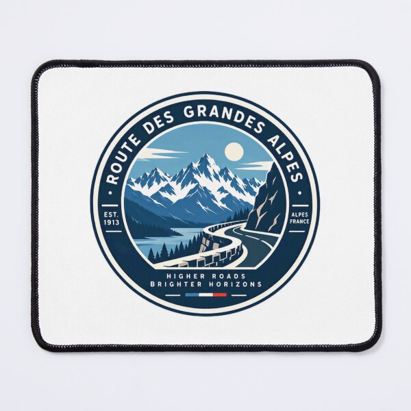 Item preview, Route Des Grandes Alpes French Alps Road Trip Explorer designed and sold by NightGlyph.