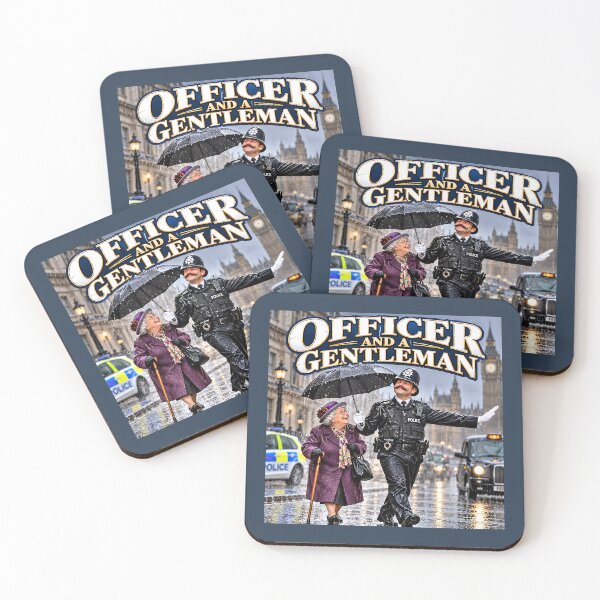 Item preview, Officer and a Gentleman – British Police Humour designed and sold by Hornace88studio.