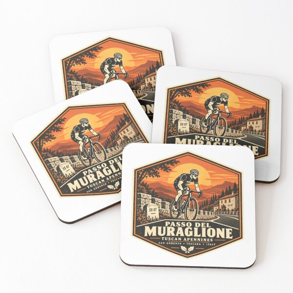 Item preview, Passo Del Muraglione Tuscan Apennines Cycling Italy Road Cyclist designed and sold by NeedForParks.
