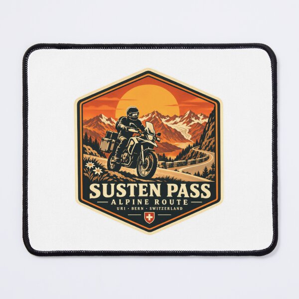 Item preview, Susten Pass Alpine Route Uri Bern Switzerland Motorcyclist Adventure Travel designed and sold by NeedForParks.