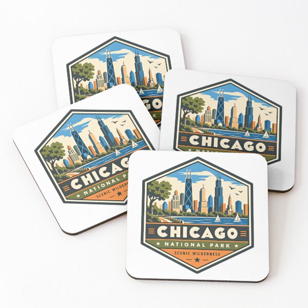 Item preview, Chicago National Park Scenic Wilderness City Travel Souvenir designed and sold by Simsimah26Parks.