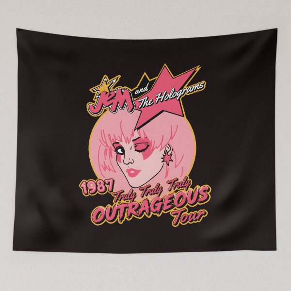 Item preview, Jem and The Holograms 1987 Tour designed and sold by OddCanvasArt.
