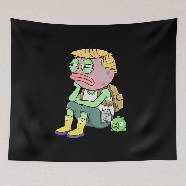 Item preview, Sad Frog Cartoon designed and sold by Claudineamin.