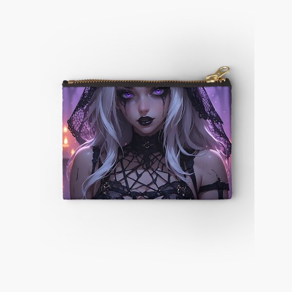 Item preview, Hot Halloween Anime Babe Goth Mommy Waifu Woman designed and sold by Your New Fixation.