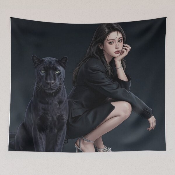 Item preview, OomBam Here Kitty Kitty Thai GL Actress Lgbtq+ Comic Book Art Home Wall Decor Print Poster Pride TV Series Movie Music designed and sold by Mind Space.