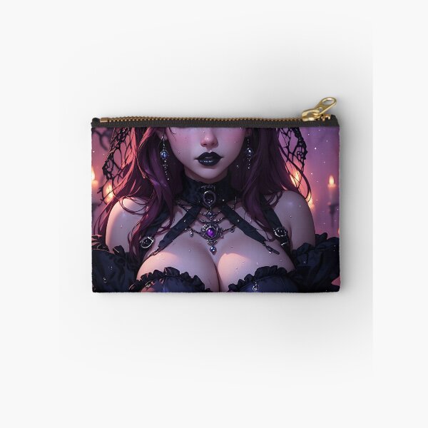 Item preview, Hot Halloween Anime Babe Goth Mommy Waifu Woman designed and sold by Your New Fixation.