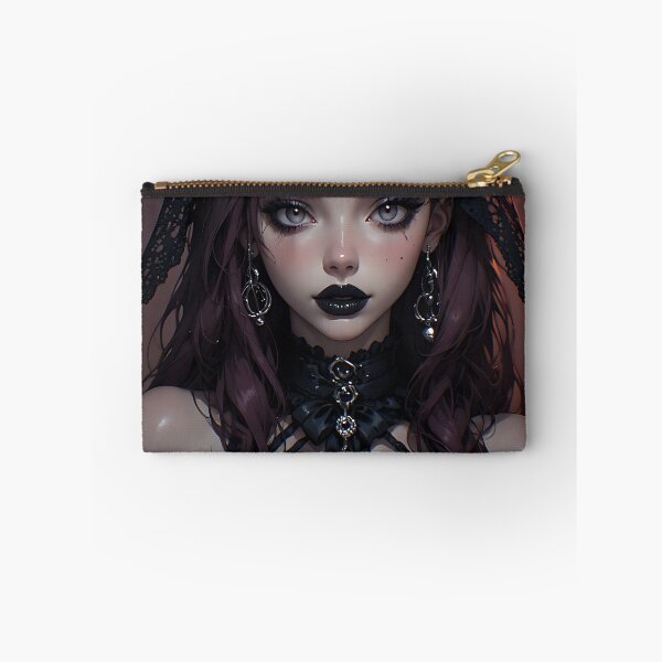Item preview, Hot Halloween Anime Babe Goth Mommy Waifu Woman designed and sold by Your New Fixation.