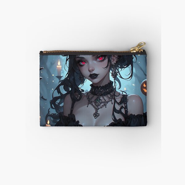 Item preview, Hot Halloween Anime Babe Goth Mommy Waifu Woman designed and sold by Your New Fixation.