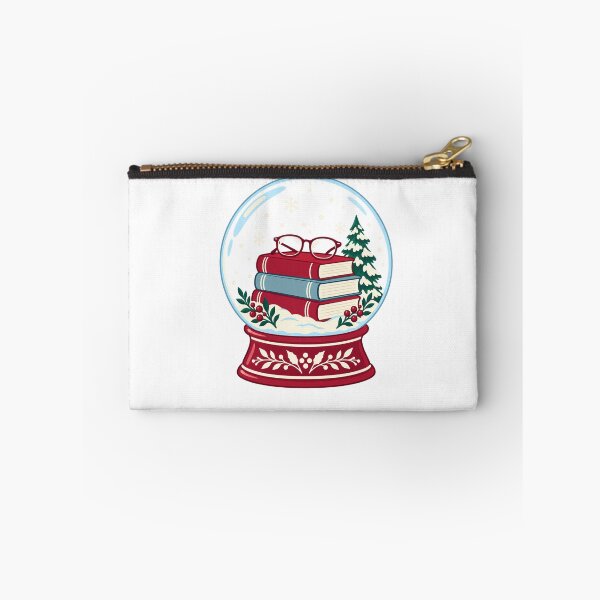 Item preview, Christmas Book Stack and Reading Glasses Snow Globe designed and sold by skyartdesign.