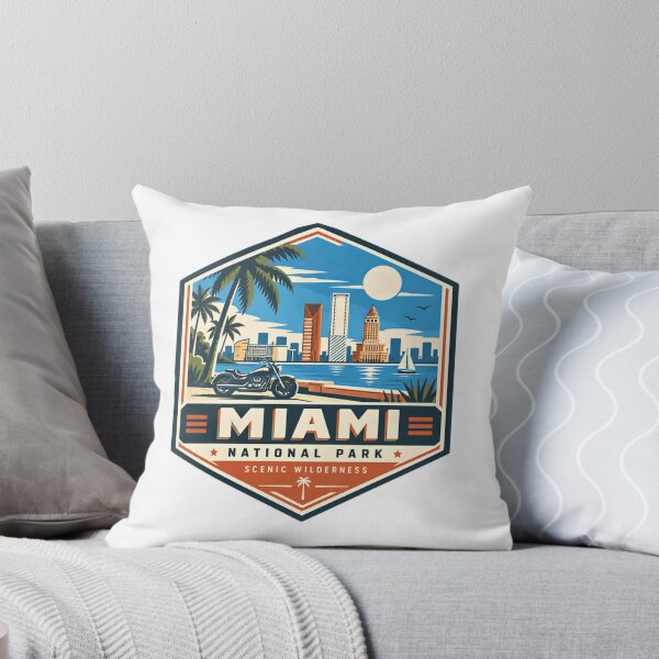 Item preview, Miami National Park Scenic Wilderness Florida Travel Vacation Motorcycle Rider designed and sold by Simsimah26Parks.