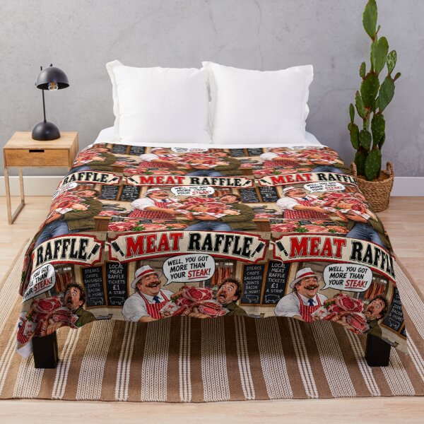 Item preview, Meat Raffle – More Than Your Steak Funny Butcher Joke designed and sold by Hornace88studio.