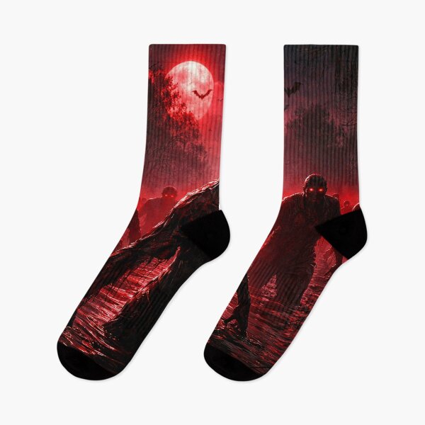 Item preview, Red Moon and Rising Zombies designed and sold by 4Seasons.