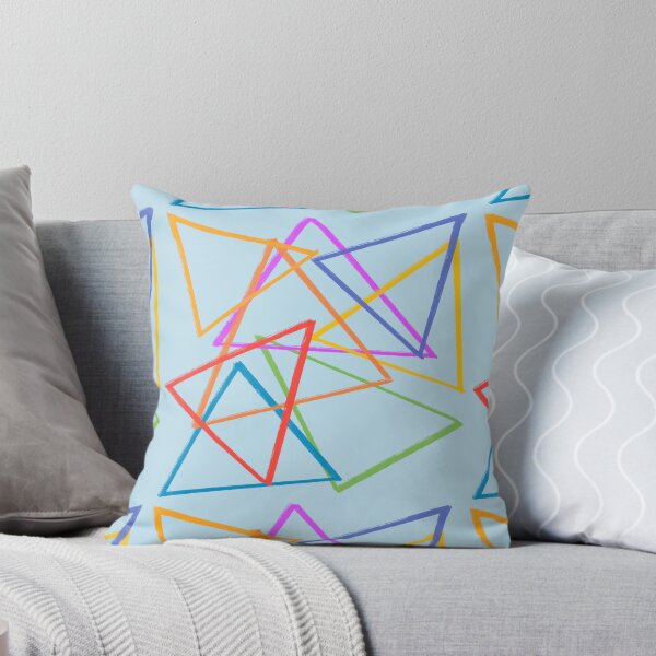 Item preview, Abstract Geometric Triangles Line Art Drawing designed and sold by LittleHappiness by Kamollak .