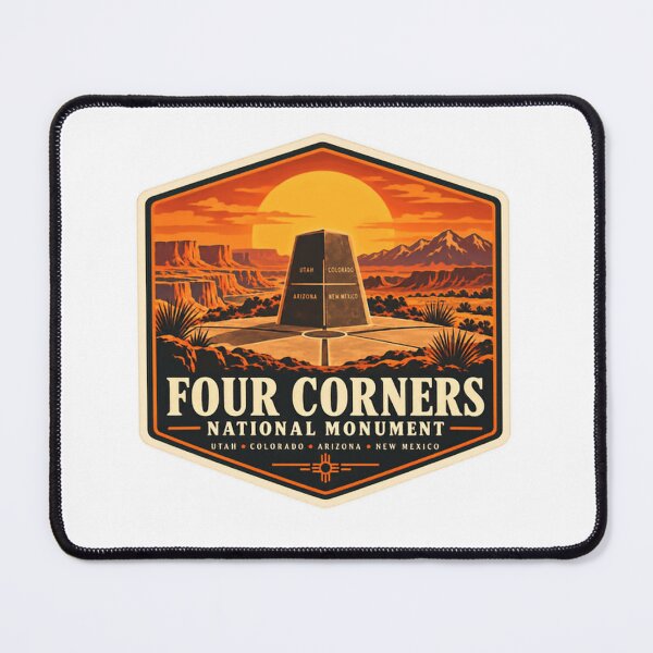 Item preview, Four Corners National Monument Utah Colorado Arizona New Mexico Travel Landmark designed and sold by RetroMini2026.