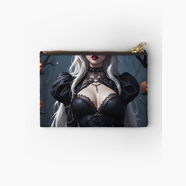 Item preview, Hot Halloween Anime Babe Goth Mommy Waifu Woman designed and sold by Your New Fixation.