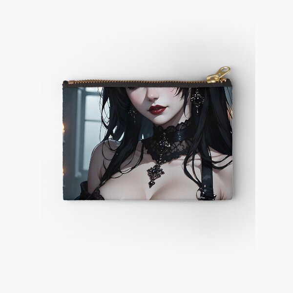 Item preview, Hot Halloween Anime Babe Goth Mommy Waifu Woman designed and sold by Your New Fixation.