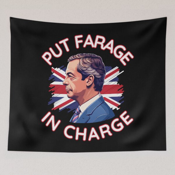 Item preview, Put Farage In Charge designed and sold by Edgarnston.