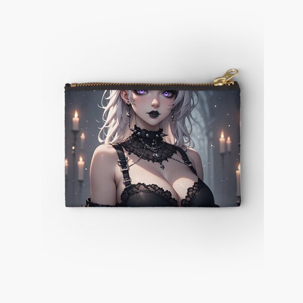 Item preview, Hot Halloween Anime Babe Goth Mommy Waifu Woman designed and sold by Your New Fixation.