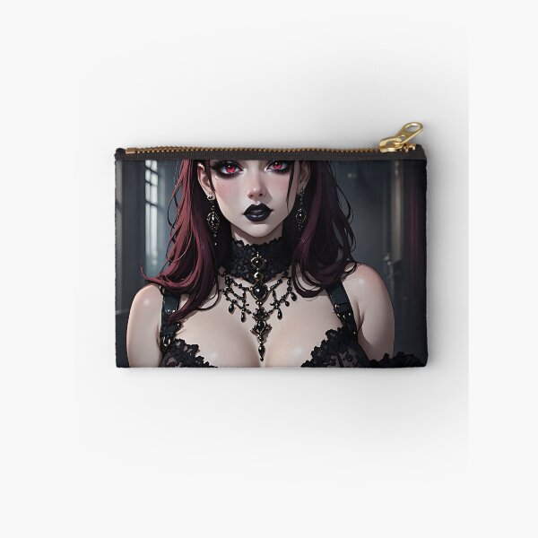 Item preview, Hot Halloween Anime Babe Goth Mommy Waifu Woman designed and sold by Your New Fixation.