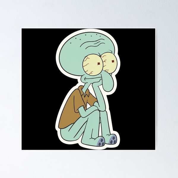 Item preview, Squidward Thinking designed and sold by Claudineamin.