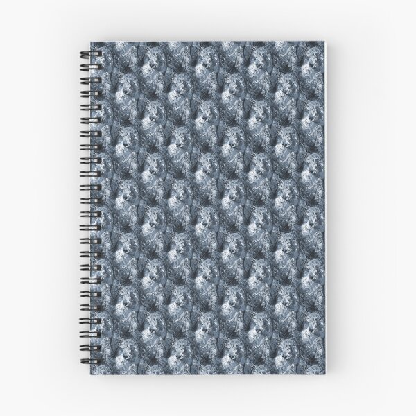 Item preview, Monochromatic Abstract Flowers in Dark Blue designed and sold by Artistestella.